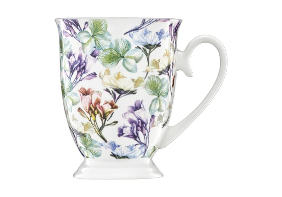 Zdjęcie: Kubek na stopce Garden 300 ml kwiaty miętowe AMBITION