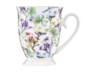 Zdjęcie: Kubek na stopce Garden 300 ml kwiaty miętowe AMBITION