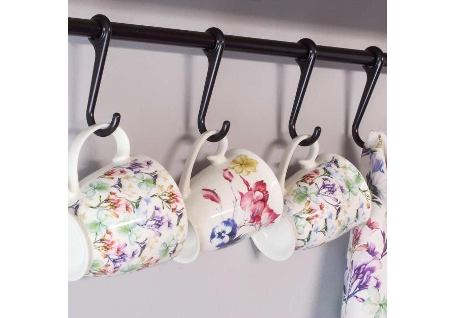 Zdjęcie: Kubek na stopce Garden 300 ml kwiaty miętowe AMBITION