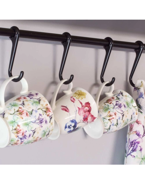 Zdjęcie: Kubek na stopce Garden 300 ml kwiaty miętowe AMBITION