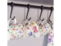 Zdjęcie: Kubek na stopce Garden 300 ml kwiaty miętowe AMBITION