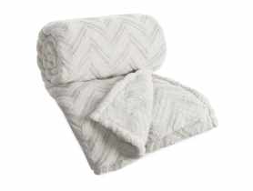 Koc Jodła 150x200 cm srebrny EUROFIRANY