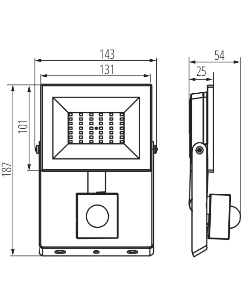 Zdjęcie: Naświetlacz LED Grun NV LED-30-B-SE MILEDO