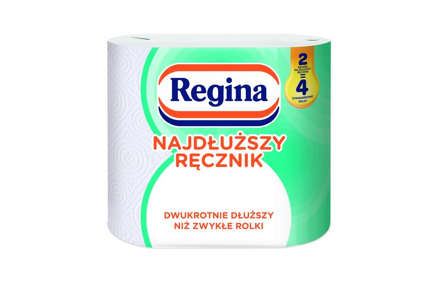 Zdjęcie: Ręcznik papierowy Najdłuższy Ręcznik biały 1 rolka REGINA