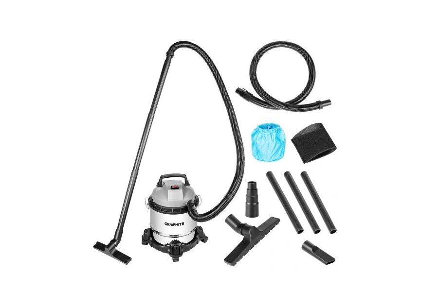 Zdjęcie: Odkurzacz przemysłowy 12 L 800W GRAPHITE