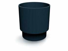 Doniczka Milly Round antracytowy, wysokość 21 cm PROSPERPLAST