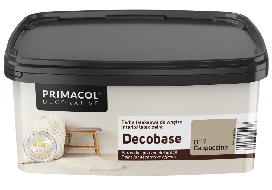 Zdjęcie: Farba Decobase 1 L Cappuccino D07 PRIMACOL DECORATIVE