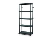 Zdjęcie: Regał plastikowy 740x360x1725 mm czarny KISTENBERG