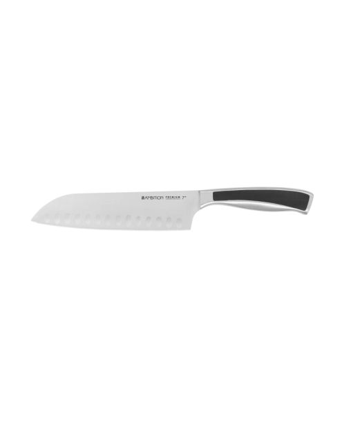 Zdjęcie: Nóż santoku Premium 17,5 cm z przetłoczeniami AMBITION