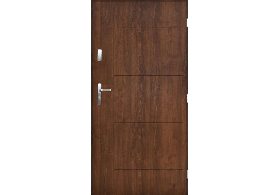Zdjęcie: Drzwi zewnętrzne detroit orzech 90p kpl PANTOR