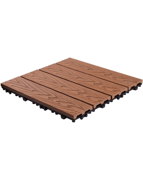 Zdjęcie: Podest kompozytowy struktura drewna 30x30x2 cm teak MIRPOL