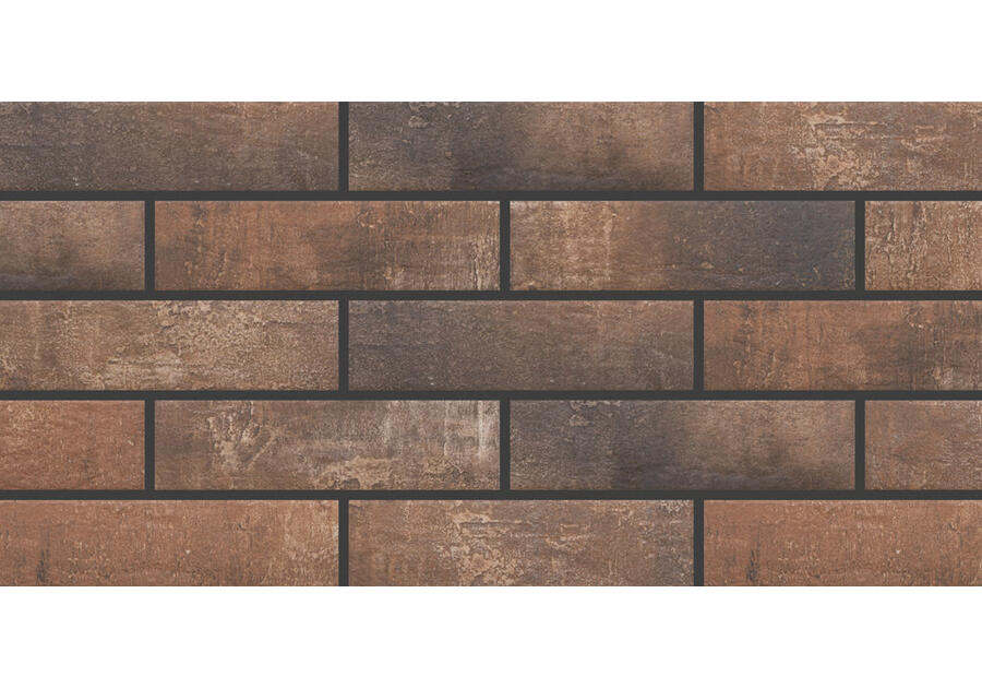 Zdjęcie: Płytka elewacyjna Loft Brick Chili 24,5x6,5 cm CERRAD