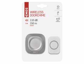 Dzwonek bezprzewodowy AC P5733S, srebrny EMOS