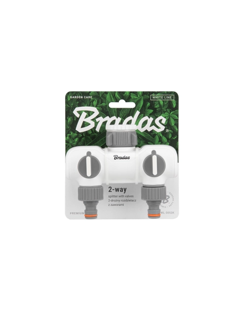 Zdjęcie: Rozdzielacz 2-drożny GW 1"-3/4" z zaworami White Line BRADAS