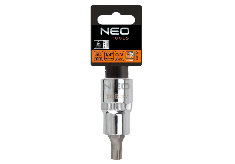 Zdjęcie: Końcówka Torx na nasadce 1/2", T20 x 55 mm NEO