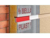 Zdjęcie: Listwa do boniowania PVC z siatką BP11 H5RS L300 szary ciemny BELLA PLAST