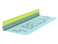 Zdjęcie: Listwa PVC BP13 Mini U L250 6/3 szary jasny, z siatką i z uszczelką BELLA PLAST