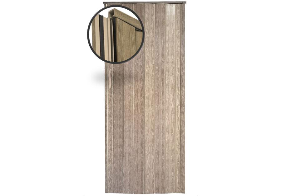 Zdjęcie: Drzwi harmonijkowe ST3AM 83x202,5 cm dąb rustykalny STANDOM