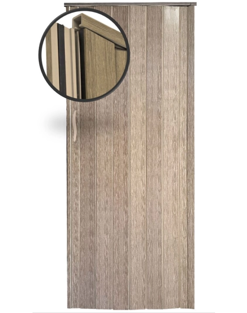 Zdjęcie: Drzwi harmonijkowe ST3AM 83x202,5 cm dąb rustykalny STANDOM