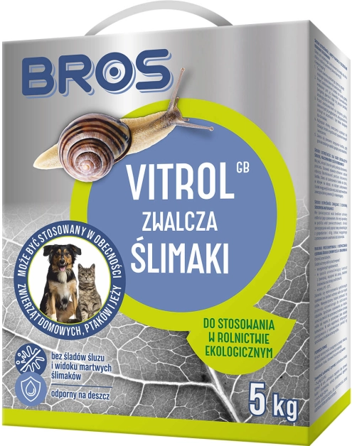 Zdjęcie: Preparat do zwalczania ślimaków Vitrol GB 5 kg BROS