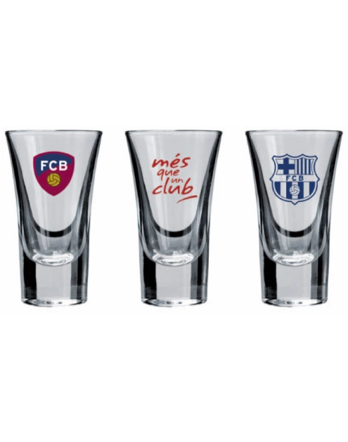 Zdjęcie: Kieliszki do wódki Camp Nou 50 ml - 3 szt. DAJAR