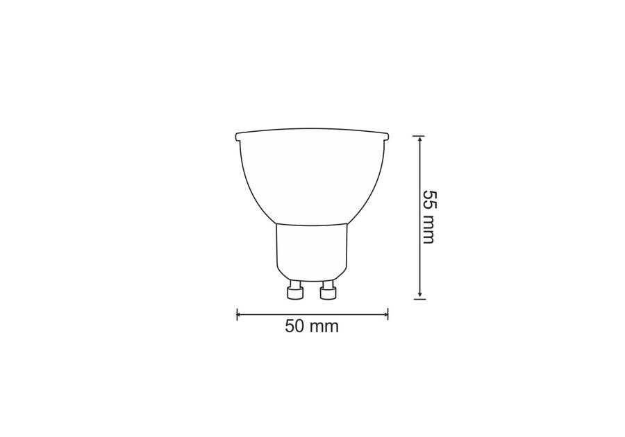 Zdjęcie: Żarówka LED GU10 SMD 6 W WW 500 lm Platinum POLUX