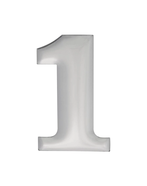 Zdjęcie: Cyfra 1 aluminiowa, chrom 37 mm METRO