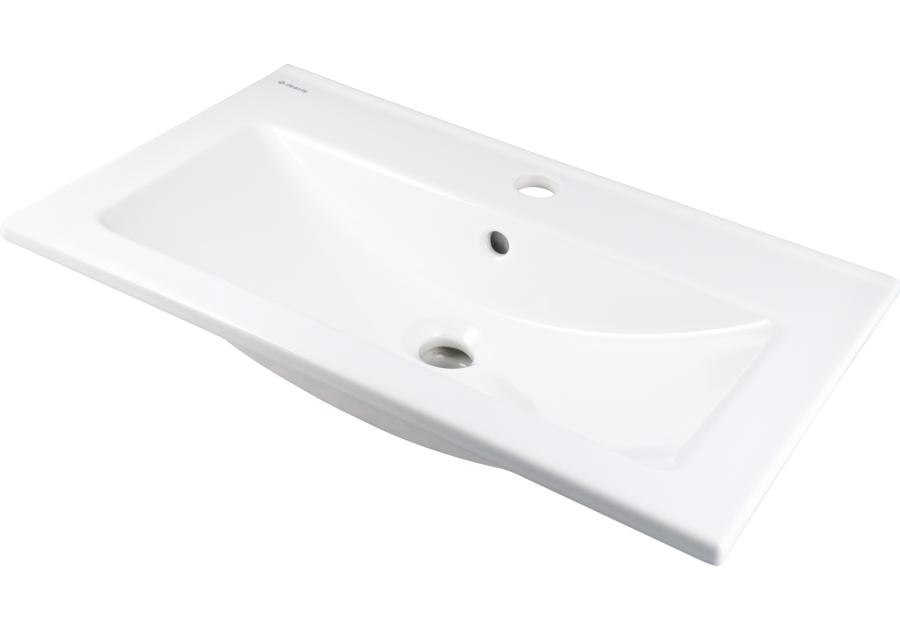 Zdjęcie: Umywalka ceramiczna wpuszczana z miejscem na baterię DEANTE