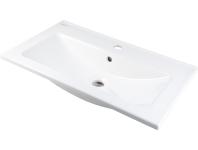 Zdjęcie: Umywalka ceramiczna wpuszczana z miejscem na baterię DEANTE