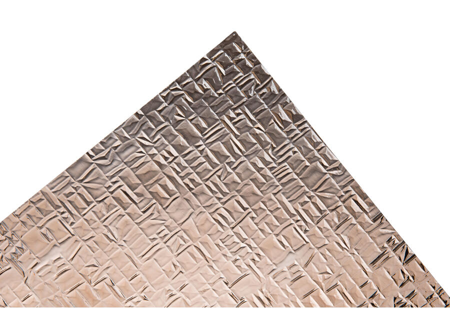 Zdjęcie: Szkło polistyren grubość 2,3 mm 120x64 cm struktura pyramid brąz SCALA
