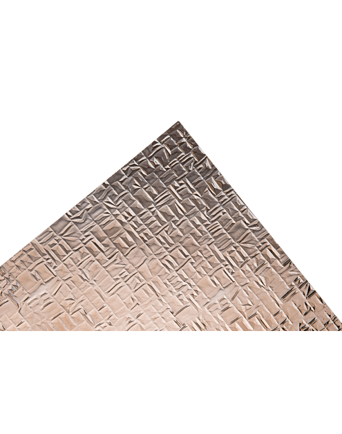 Zdjęcie: Szkło polistyren grubość 2,3 mm 120x64 cm struktura pyramid brąz SCALA