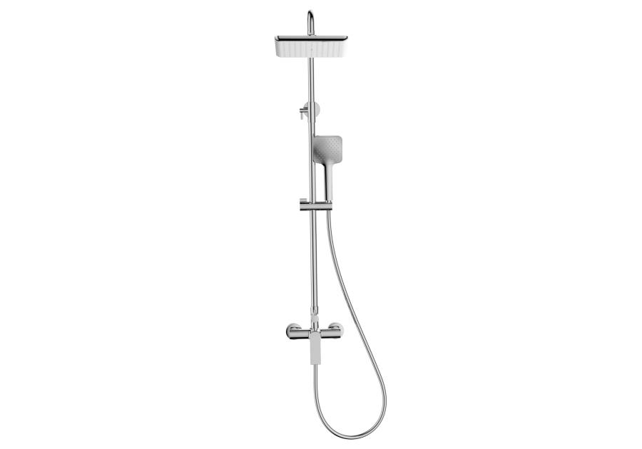 Zdjęcie: Deszczownia z baterią natryskową Neri chrom INVENA