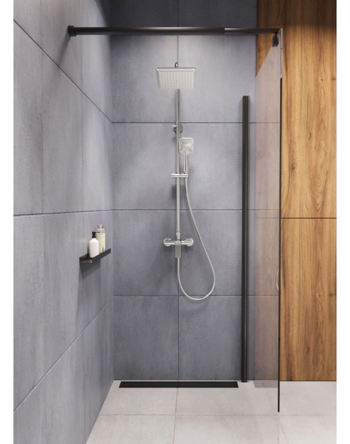 Zdjęcie: Deszczownia z baterią natryskową Neri chrom INVENA