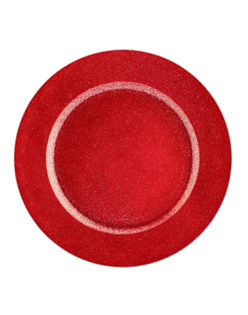 Zdjęcie: Podkładka pod talerz z brokatem 33 cm czerwona ALTOMDESIGN