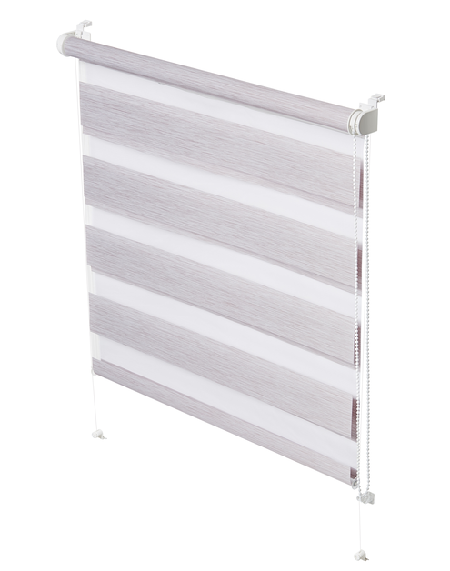 Zdjęcie: Roleta Mini Zebra Z-742  silvalin mocca 97x150 cm GARDINIA