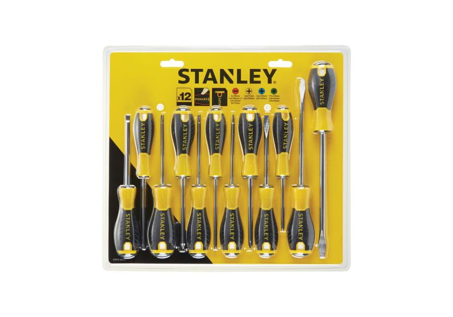 Zdjęcie: Zestaw wkrętaków Essential 12 sztuk STANLEY