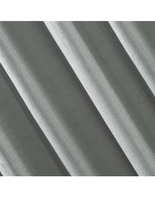 Zdjęcie: Zasłona Dakota 140x250 cm srebrna na przelotkach EUROFIRANY