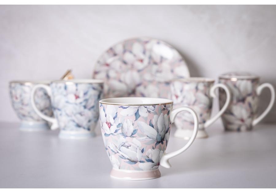 Zdjęcie: Filiżanka jumbo Magnolia różowa na stopce 420 ml ALTOM DESIGN