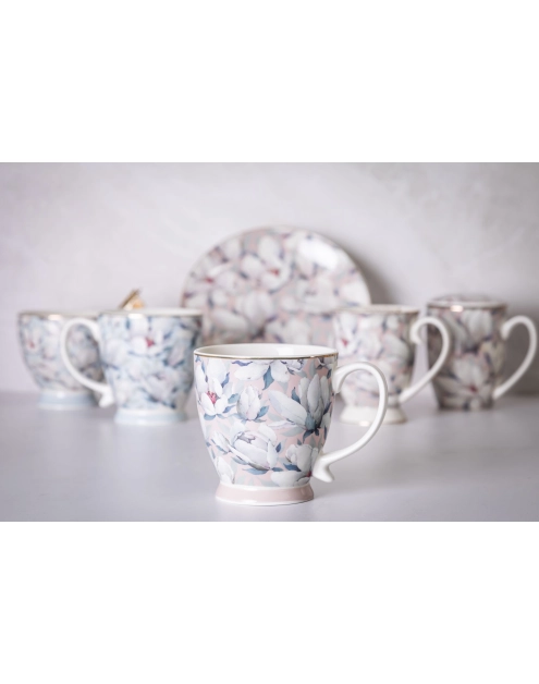 Zdjęcie: Filiżanka jumbo Magnolia różowa na stopce 420 ml ALTOM DESIGN