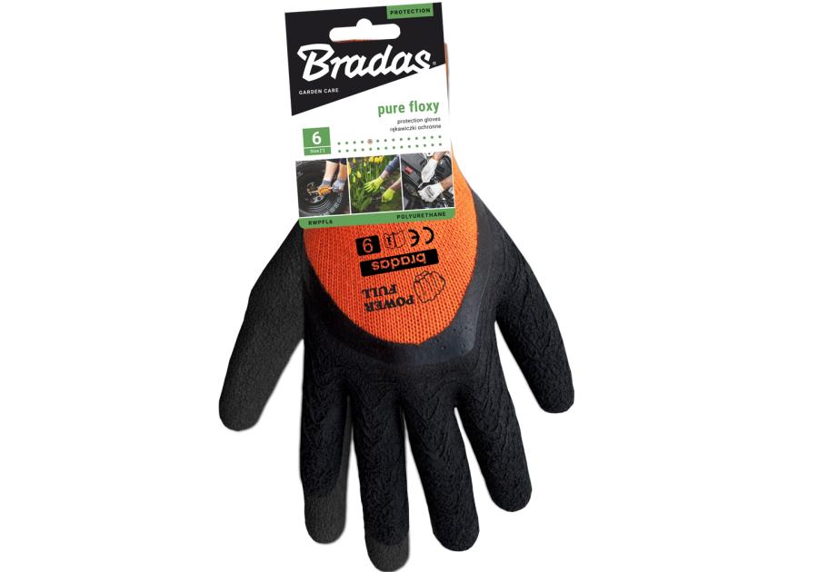 Zdjęcie: Rękawice ochronne Power Full lateks, rozmiar 9 BRADAS