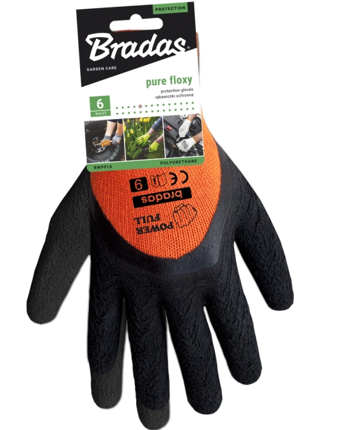 Zdjęcie: Rękawice ochronne Power Full lateks, rozmiar 9 BRADAS