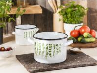 Zdjęcie: Garnek Eukaliptus prosty 16 cm - 2,4 L biały ALTOMDESIGN