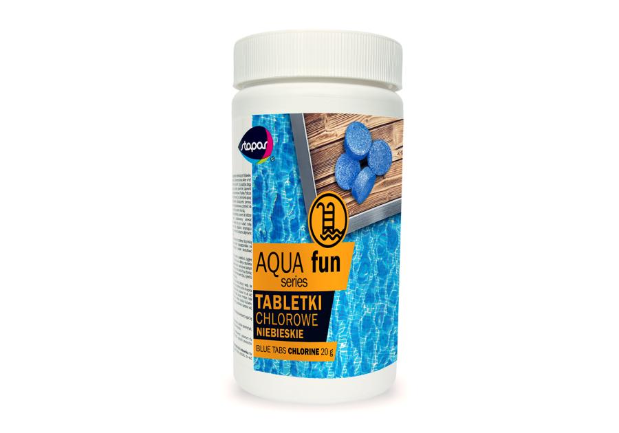 Zdjęcie: Chlor do basenu Aqua Fun Blue Tabs Chlorine tabletki 50x20g MIRPOL