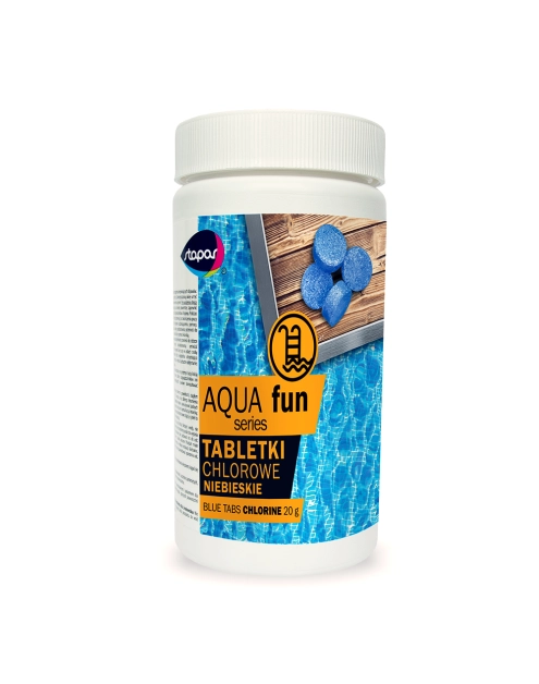 Zdjęcie: Chlor do basenu Aqua Fun Blue Tabs Chlorine tabletki 50x20g MIRPOL