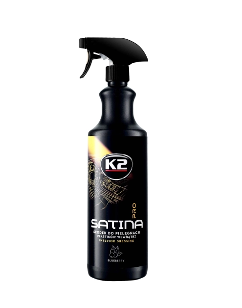 Zdjęcie: Środek do pielęgnacji plastików wewnątrz Satina Pro Blueberry 1 L K2