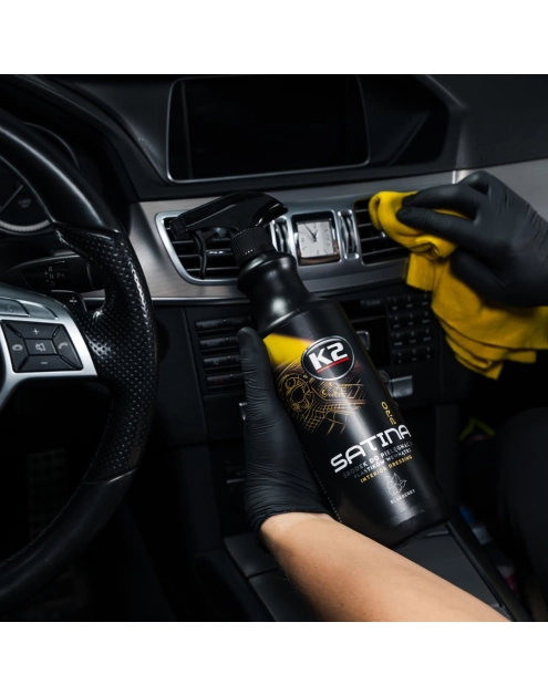 Zdjęcie: Środek do pielęgnacji plastików wewnątrz Satina Pro Blueberry 1 L K2