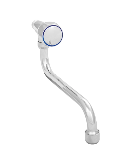 Zdjęcie: Kran czerpalny ścienny z wylewką typu S o długości 200 mm, pokrętło Modena INVENA