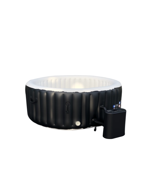 Zdjęcie: Jacuzzi ogrodowe pompowane LED 196 x 66cm CORCIANO