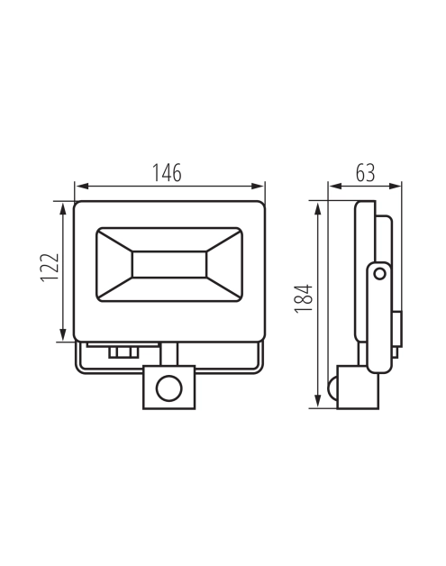 Zdjęcie: Oprawa LED Antem 30 W-NW-SE B KANLUX
