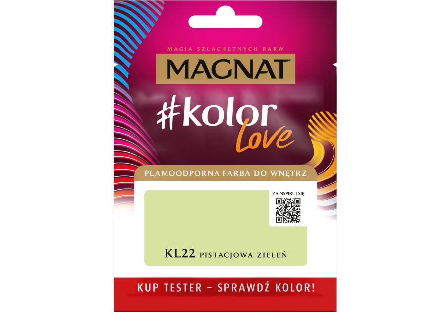 Zdjęcie: Farba kolorLove test KL22 pistacjowa zieleń 25ml MAGNAT